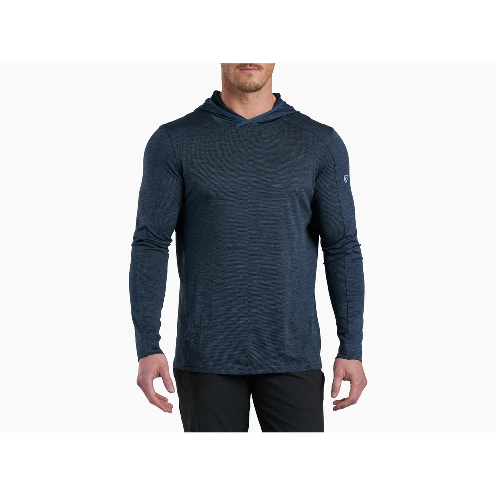 Kuhl Engineered Hoody Men M Pirate Blue UPF 25 Hiking Sun Hoodie 7511 - Picture 5 of 11